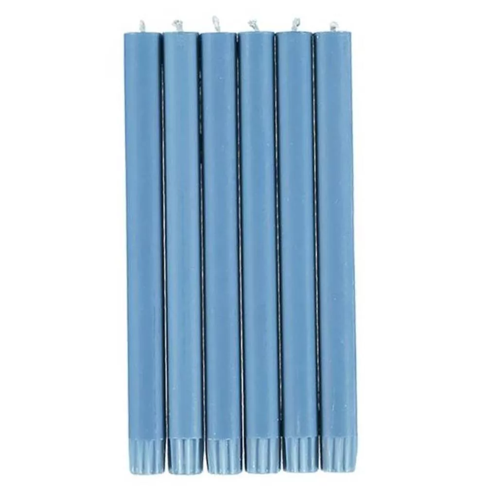 British Colour Standard Eco Dinner Candles 6 Pack